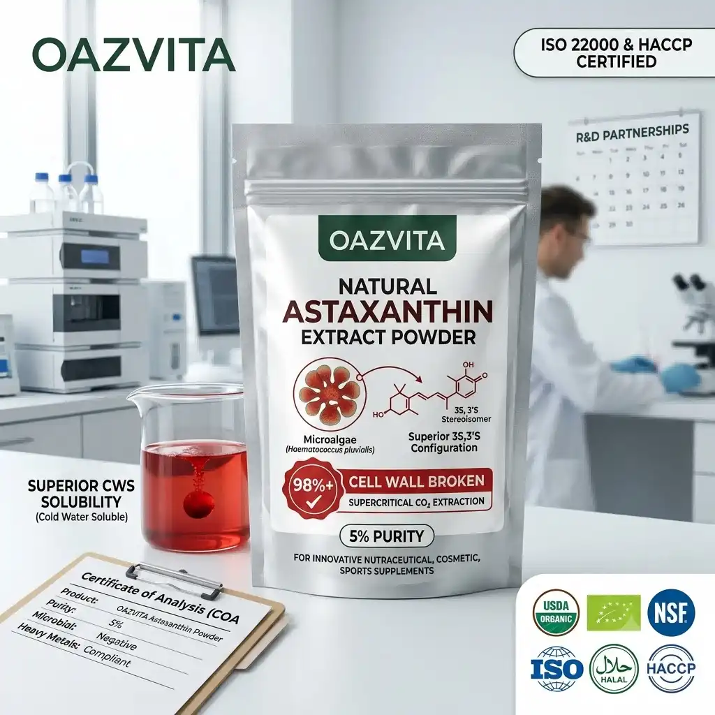 Natural Astaxanthin Powder: Benefits, effects, intake & dosage Natural Astaxanthin Powder: Benefits, effects, intake & dosage